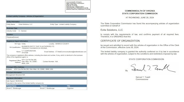 Generic Abortion Pill maker Evita Solutions VS Secretary of State