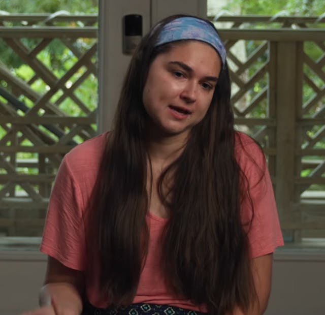 Screenshot: YouTube/ADF Rosalie Markezich grieves over coercive abortion