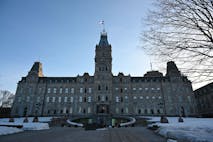 Photo by ANNE-SOPHIE THILL/AFP via Getty Images The National Assembly of Quebec stands in Quebec City, Quebec, Canada, on April 4, 2023. The Assembly is studying a bill that, if passed, would allow those with serious and incurable diseases leading to incapacity, such as Alzheimer's, to make an early application for medical assistance in dying (MAID). In 2022, 4,810 people received Medical Assistance In Dying (MAID) in Quebec, where it is the subject of a broad social consensus. And on June 7, the device was expanded. Thus, people suffering from neurodegenerative diseases, such as Alzheimer's, will now be able to make an "advance request".
