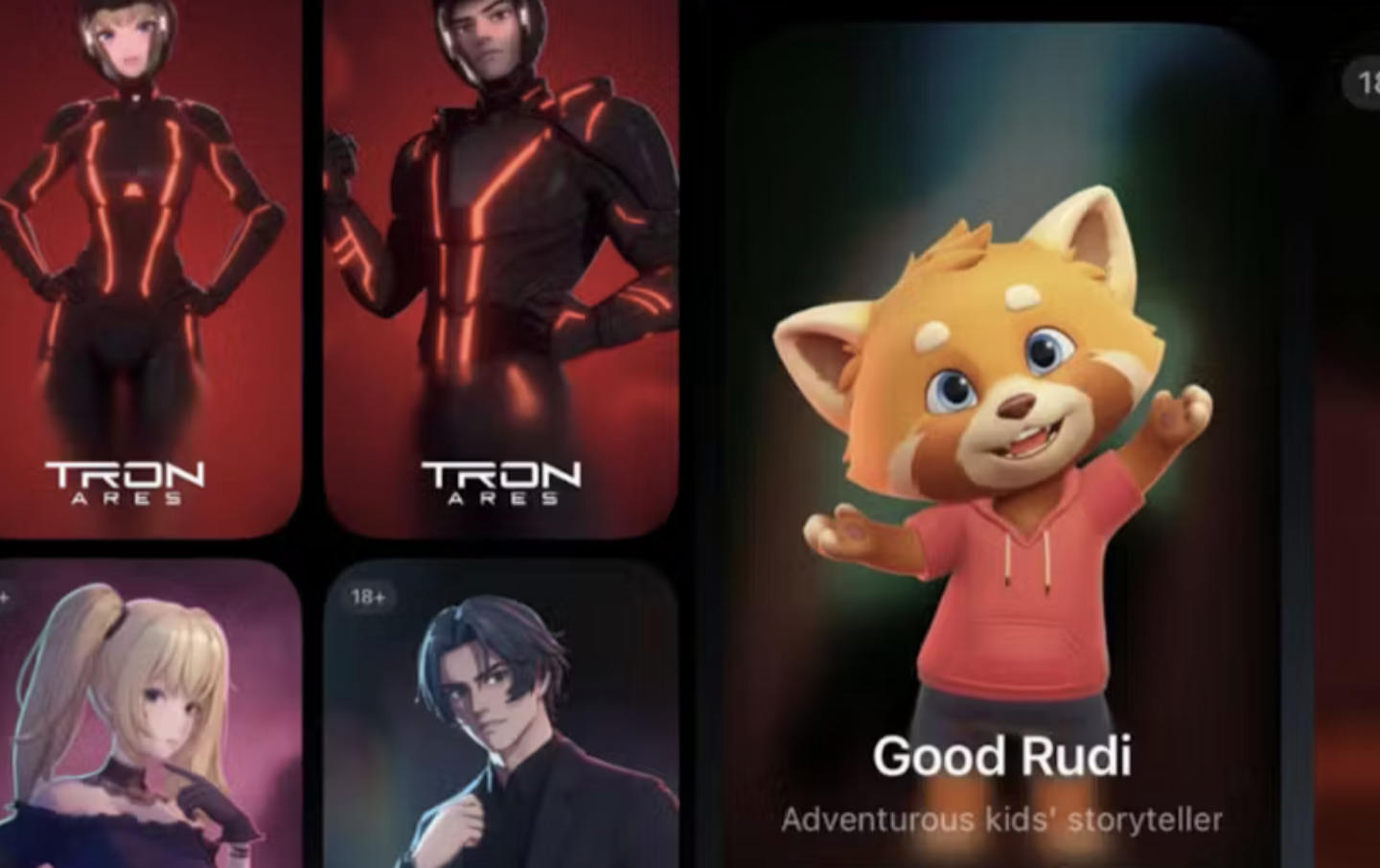 xAI Grok's 'companion' chatbot, "Good Rudi"