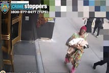 Photo: Screenshot NYPD CrimeStoppers Person of interest in NYC abandoned infant case