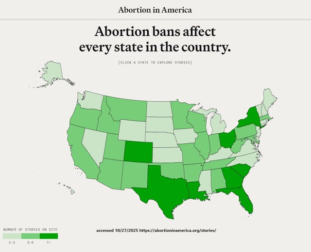 Abortion in America website