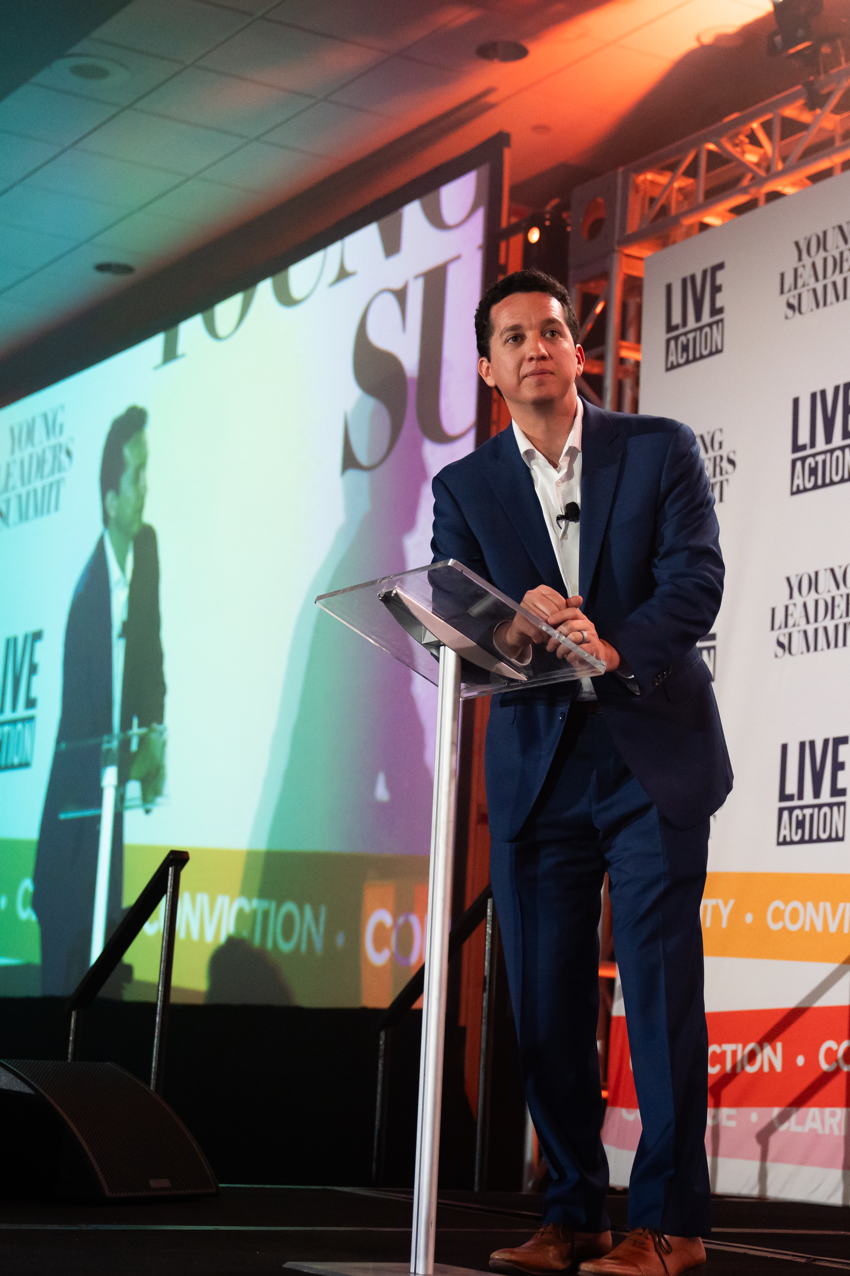 Trent Horn speaking at YLS 2025