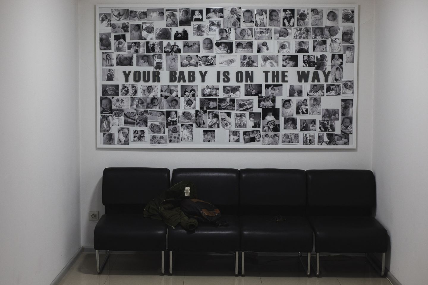 At the headquarters of New Life Georgia in Tbilisi in Georgia on 2 November 2023. New Life Georgia is one of the leading surrogacy agencies in Georgia. In Georgia, surrogacy has been legal since 1998 for infertile heterosexual couples, but the practice is booming today, particularly with the war in Ukraine, which has shifted a significant number of requests to Georgia.