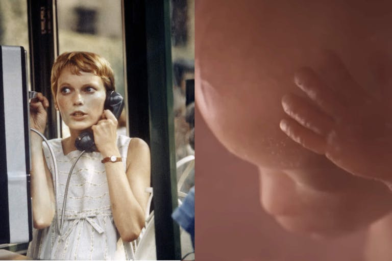 Photos: Getty Images/Live Action Mia Farrow in "Rosemary's Baby" and Baby Olivia (Getty