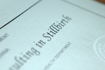 Stillbirth Certificate - stock photo