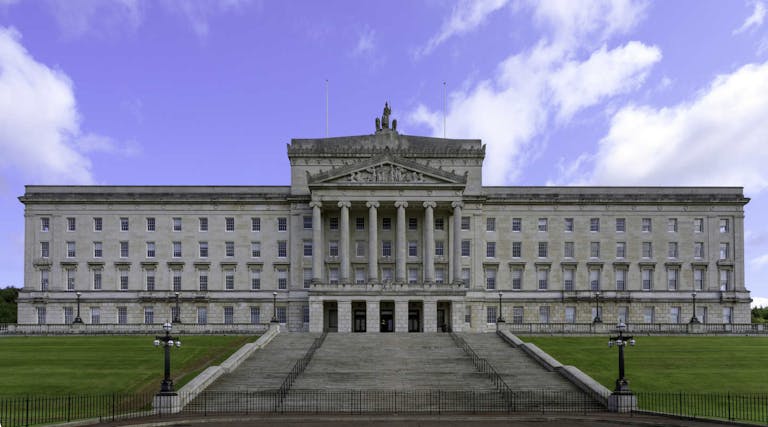 The Stormont Parliament Building in Belfast is the seat of the Northern Ireland Assembly