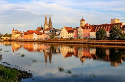 Regensburg is a city in Bavaria in Germany at the  Danube river. The medieval old-town centre of the city was made a UNESCO World Heritage Site in 2006 because of its well-preserved architecture.