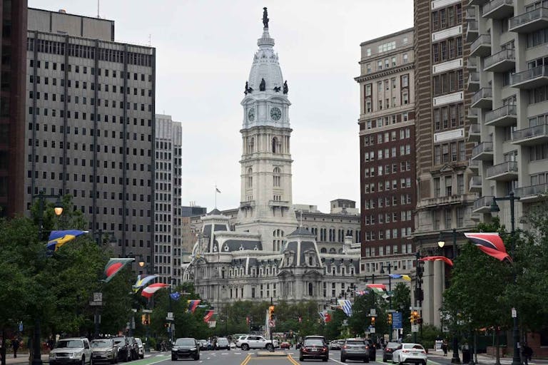 Photo by JUAN MABROMATA/AFP via Getty Images The City Hall building pictured in Philadelphia on June 27, 2025. (Photo by Juan MABROMATA / AFP) (Photo by JUAN MABROMATA/AFP via Getty Images)