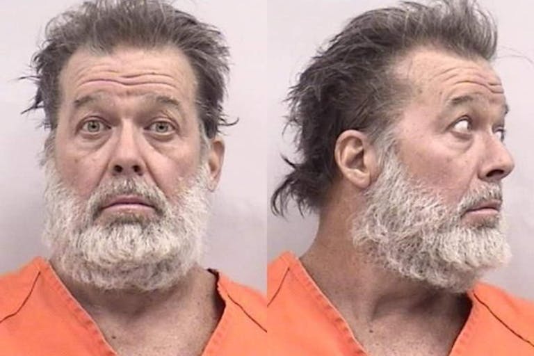 COLORADO SPRINGS, CO - UNDATED: (EDITORS NOTE: Best quality available) In this handout provided by the Colorado Springs Police Department, suspect Robert L. Dear poses for a mugshot photo after he was was arrested following a deadly attack and standoff at a Planned Parenthood clinic in Colorado Springs, Colorado. Dear is accused of attacking a Planned Parenthood clinic in Colorado Springs on November 27, 2015 and killing three people, including a police officer. Nine others were injured.