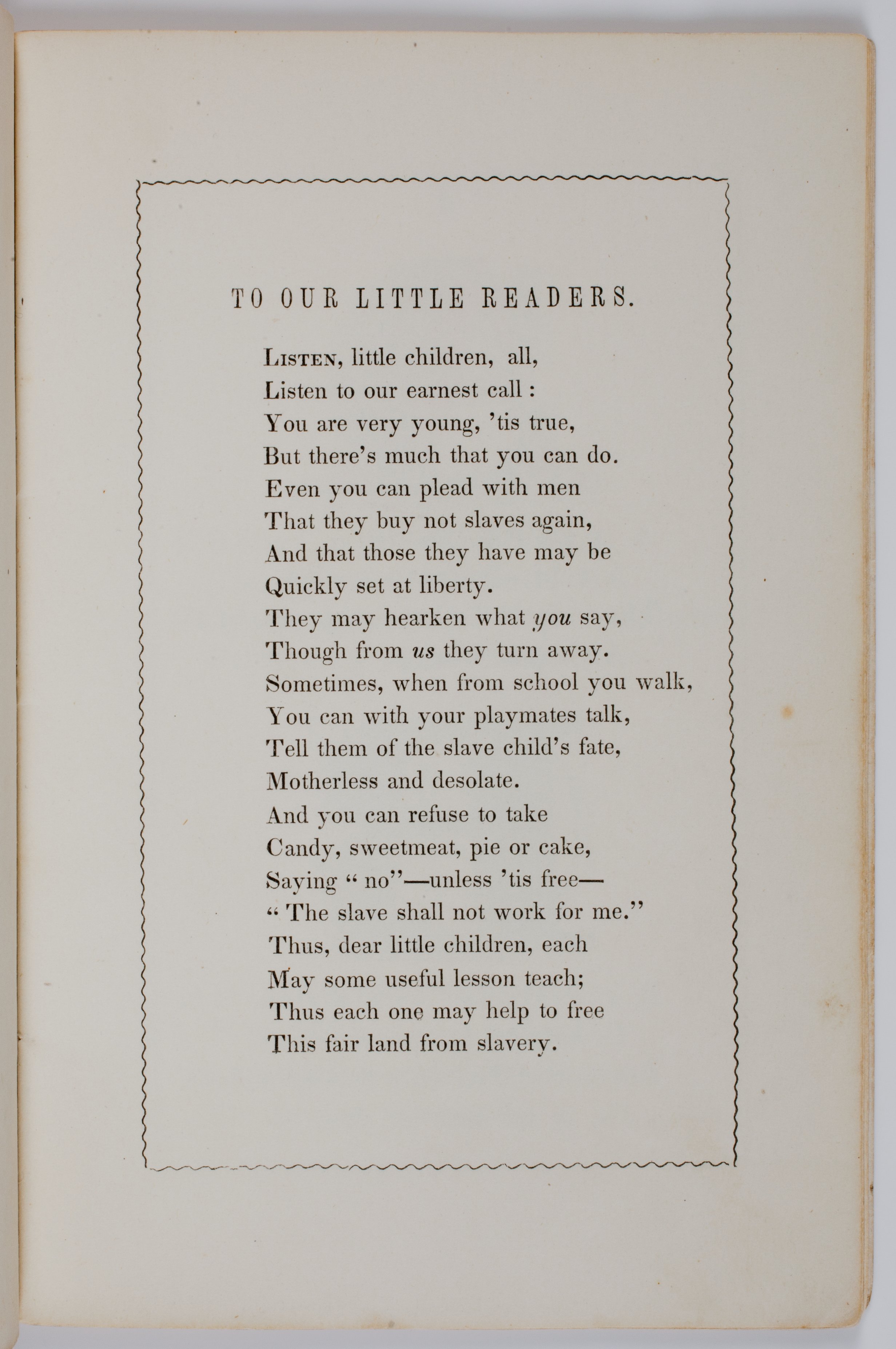 Anti-Slavery Alphabet to our little readers (Image: American Antiquarian Society)