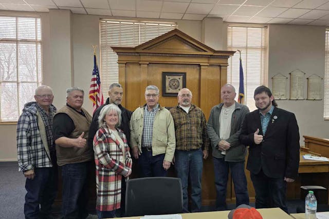 Photo: Crosby County Judge Rusty Forbes, County Commissioners Larry McCauley, Frank Mullins, Donald Kirksey, and Kevin Langdon, Sanctuary City for the Unborn Initiative founder Mark Lee Dickson, Crosby County SCFTU Initiative leaders Penny Simmons and Chuck Allmon. (Mark Lee Dickson) Crosby County TX SCFTU Ordinance
