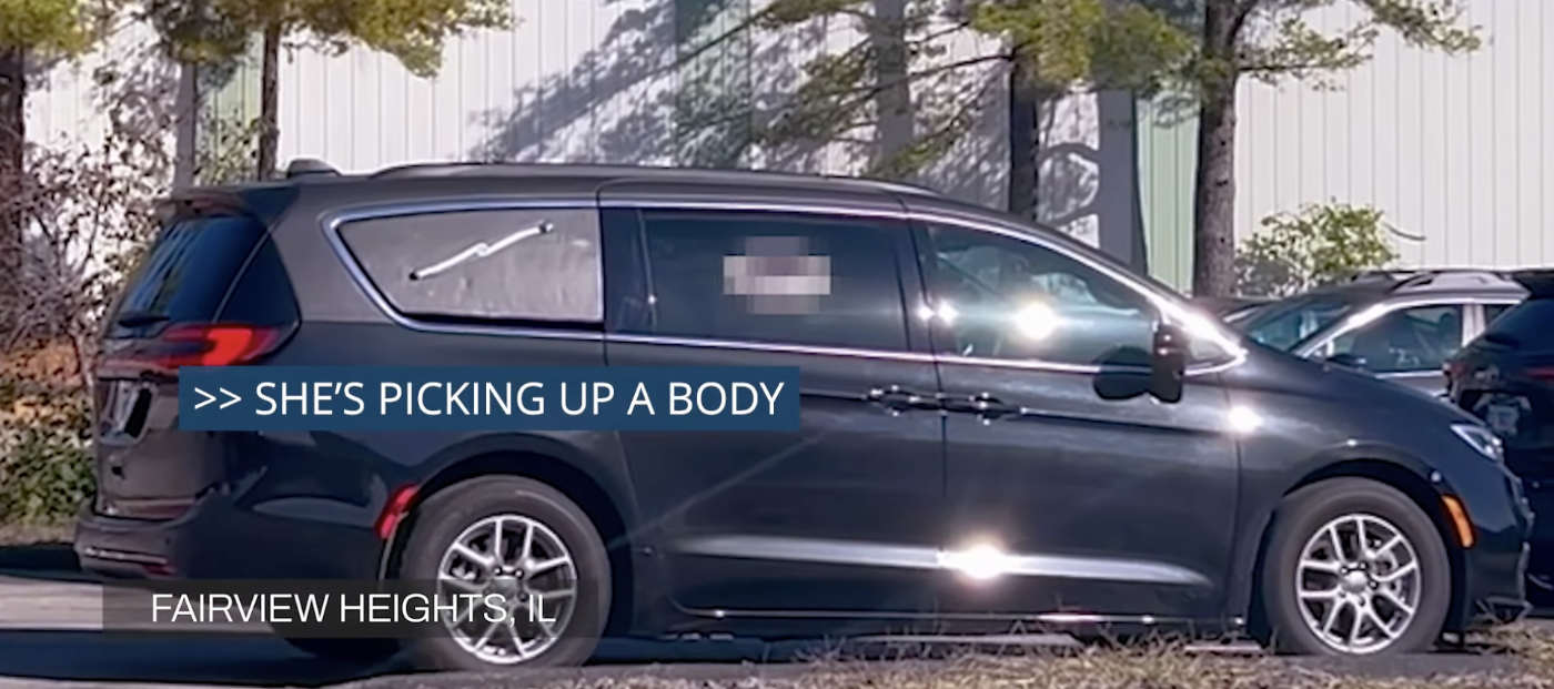 Coalition Life video shows a hears picking up from an IL Planned Parenthood