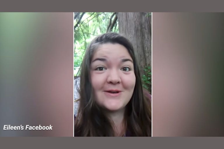 Photo: Eileen Mihich Facebook Photo shows a smiling Eileen Mihich in the woods.