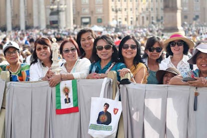 Catholics from Vietnam during the General Audience on Wednesday in St. Peter's Square. Vatican City (Vatican), September 17th, 2025.