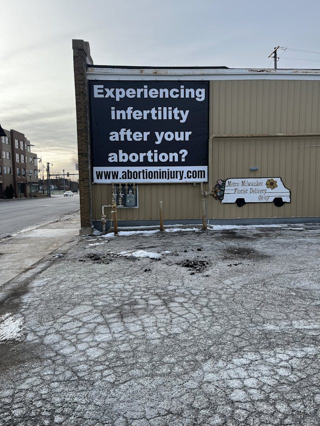 Abortion injury billboard placed by Pro-life Wisconsin