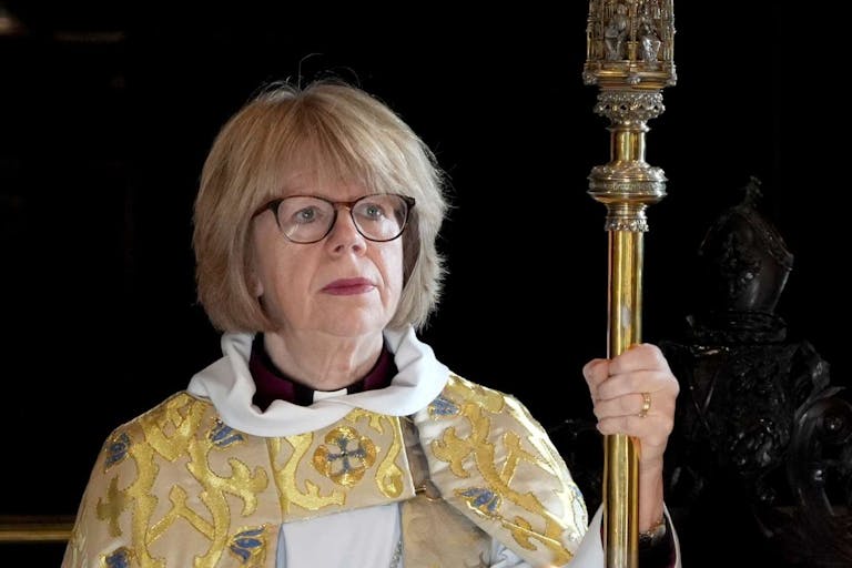 Photo by Gareth Fuller/PA Images via Getty Images The incoming Archbishop of Canterbury, The Right Reverend Dame Sarah Mullally, conducts the Christmas Day Eucharist service at St Paul's Cathedral, London. Picture date: Thursday December 25, 2025. (Photo by Gareth Fuller/PA Images via Getty Images)