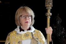 The incoming Archbishop of Canterbury, The Right Reverend Dame Sarah Mullally, conducts the Christmas Day Eucharist service at St Paul's Cathedral, London. Picture date: Thursday December 25, 2025. (Photo by Gareth Fuller/PA Images via Getty Images)