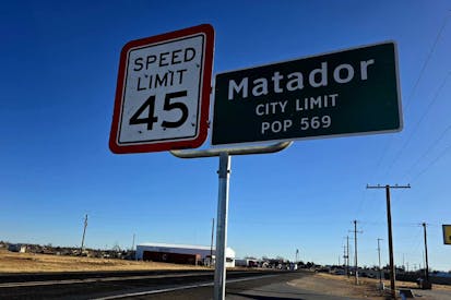 Matador TX sign