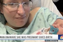 Screenshot: NBC Chicago Melanie Smith surprise birth Christmas