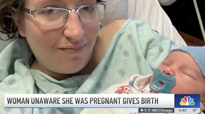 Melanie Smith surprise birth Christmas