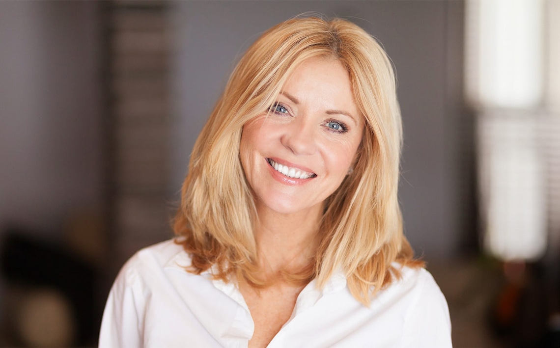 doctor about to touch patient's face