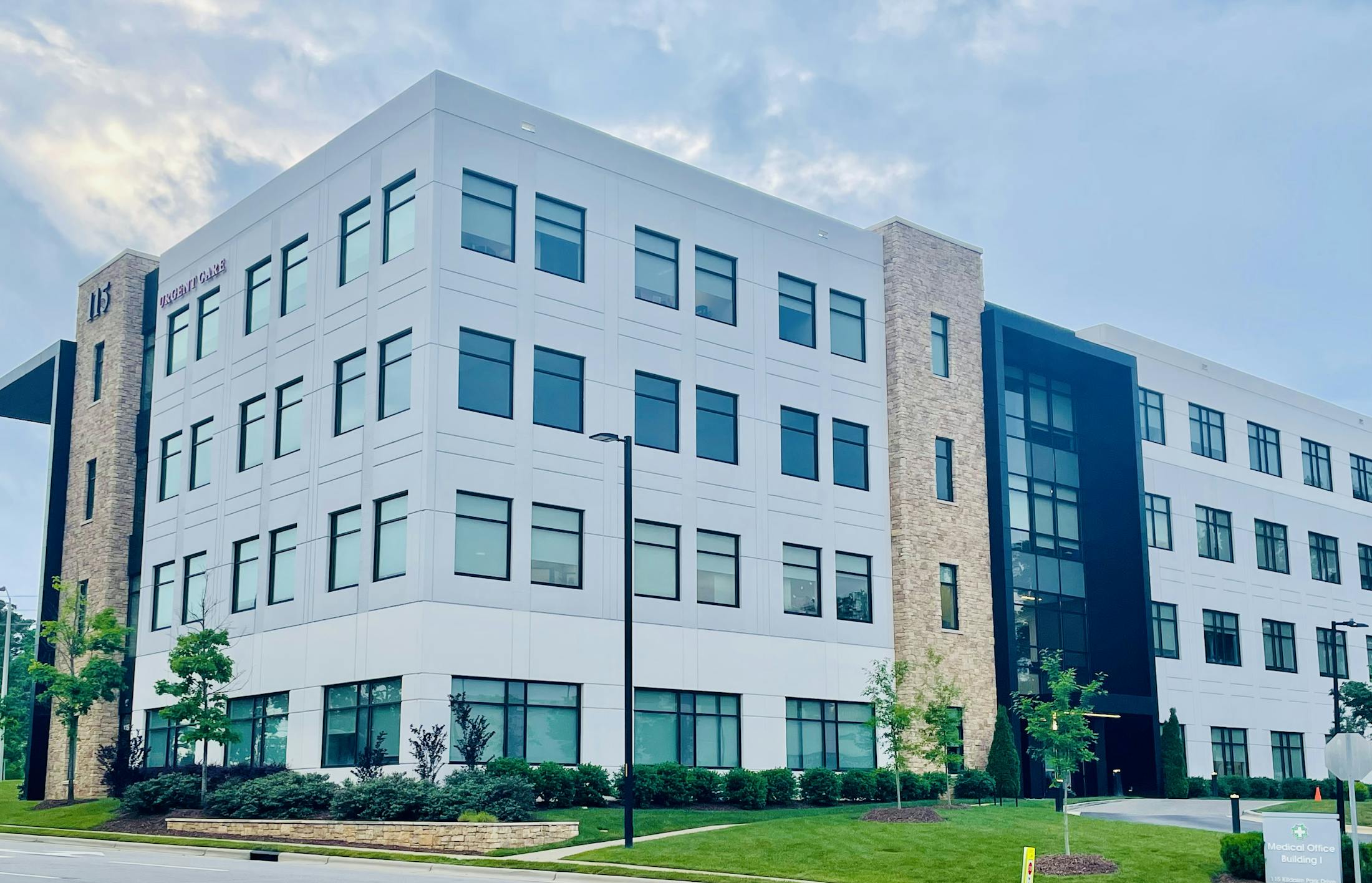 Outside of an office building
