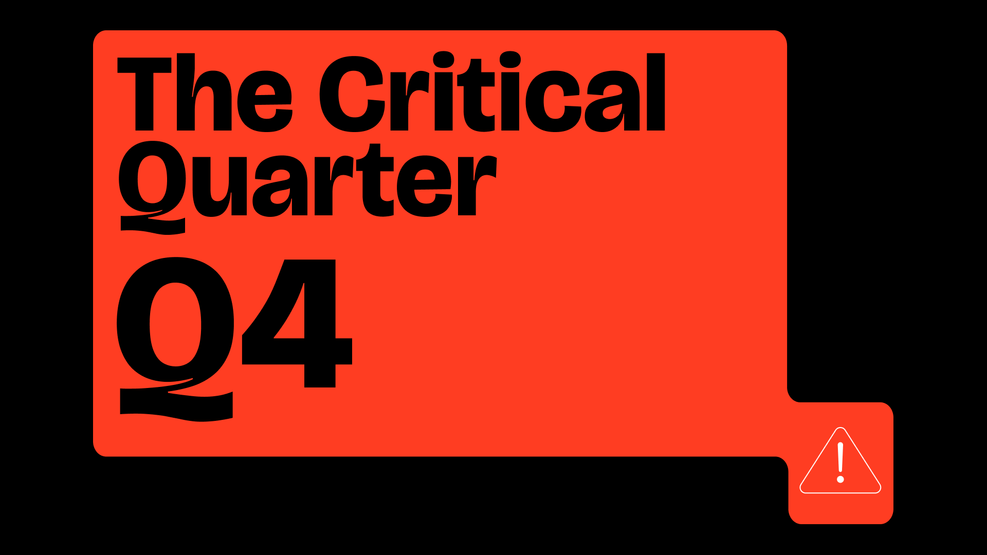 The Critical Quarter #2