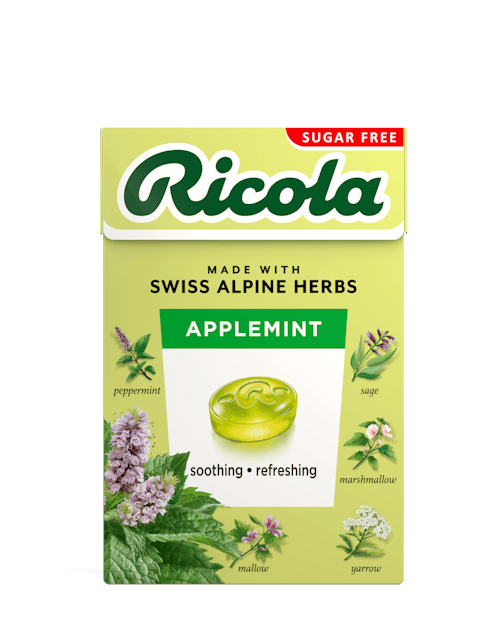 Find Our Apple Mint Herbal Drops Without Sugar | Ricola
