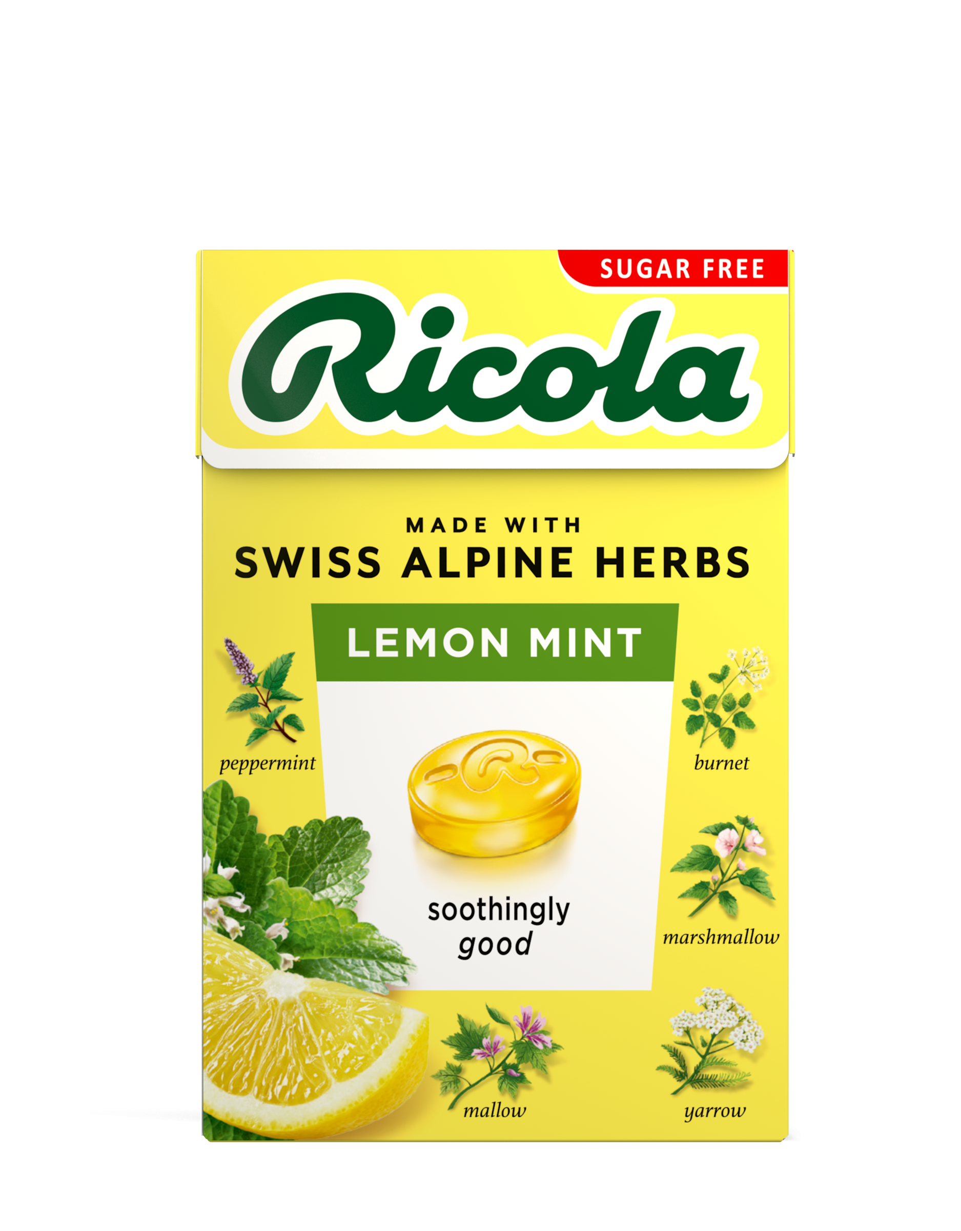 Shop Our Lemon Mint Natural Sweets Without Sugar | Ricola