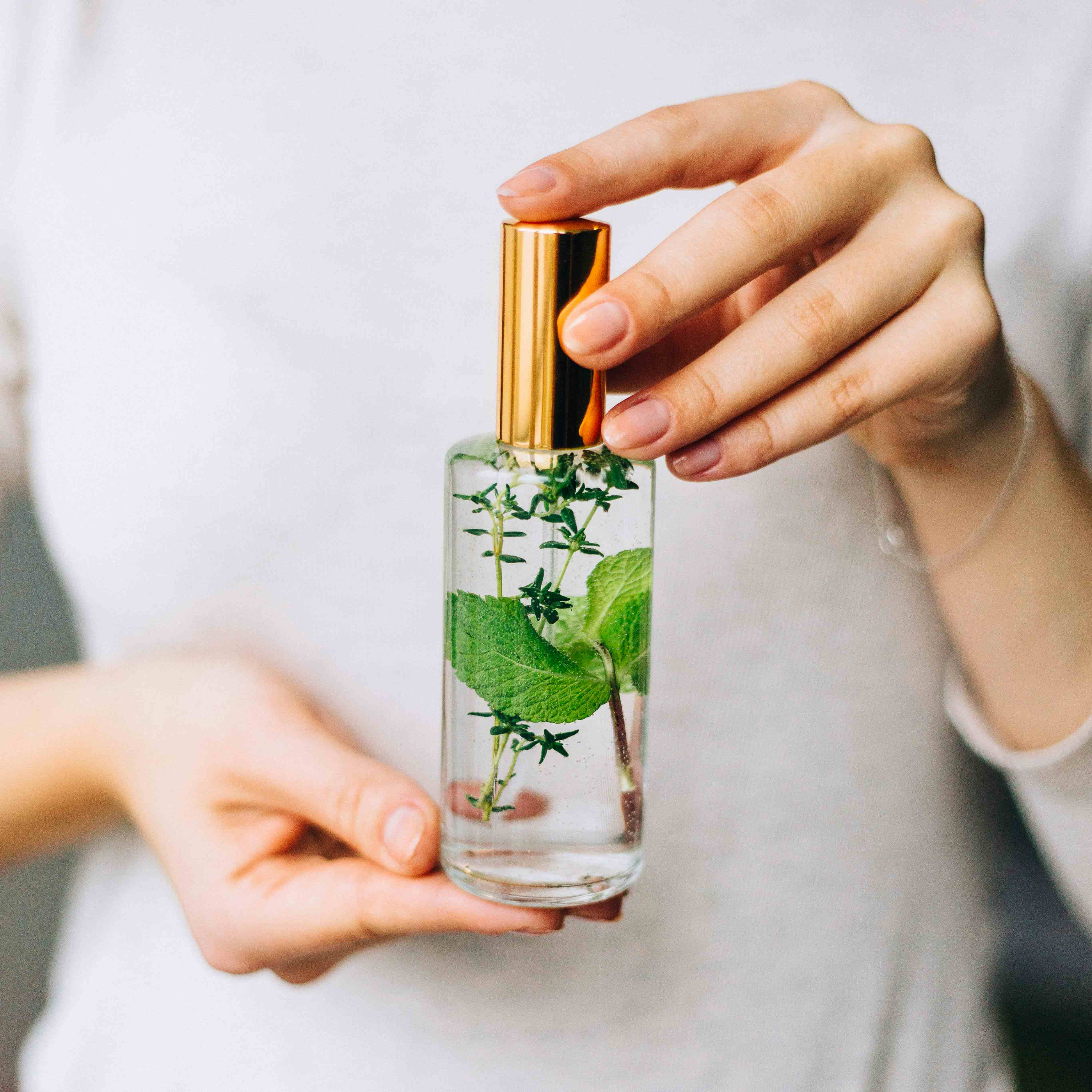 Room spray with herbs