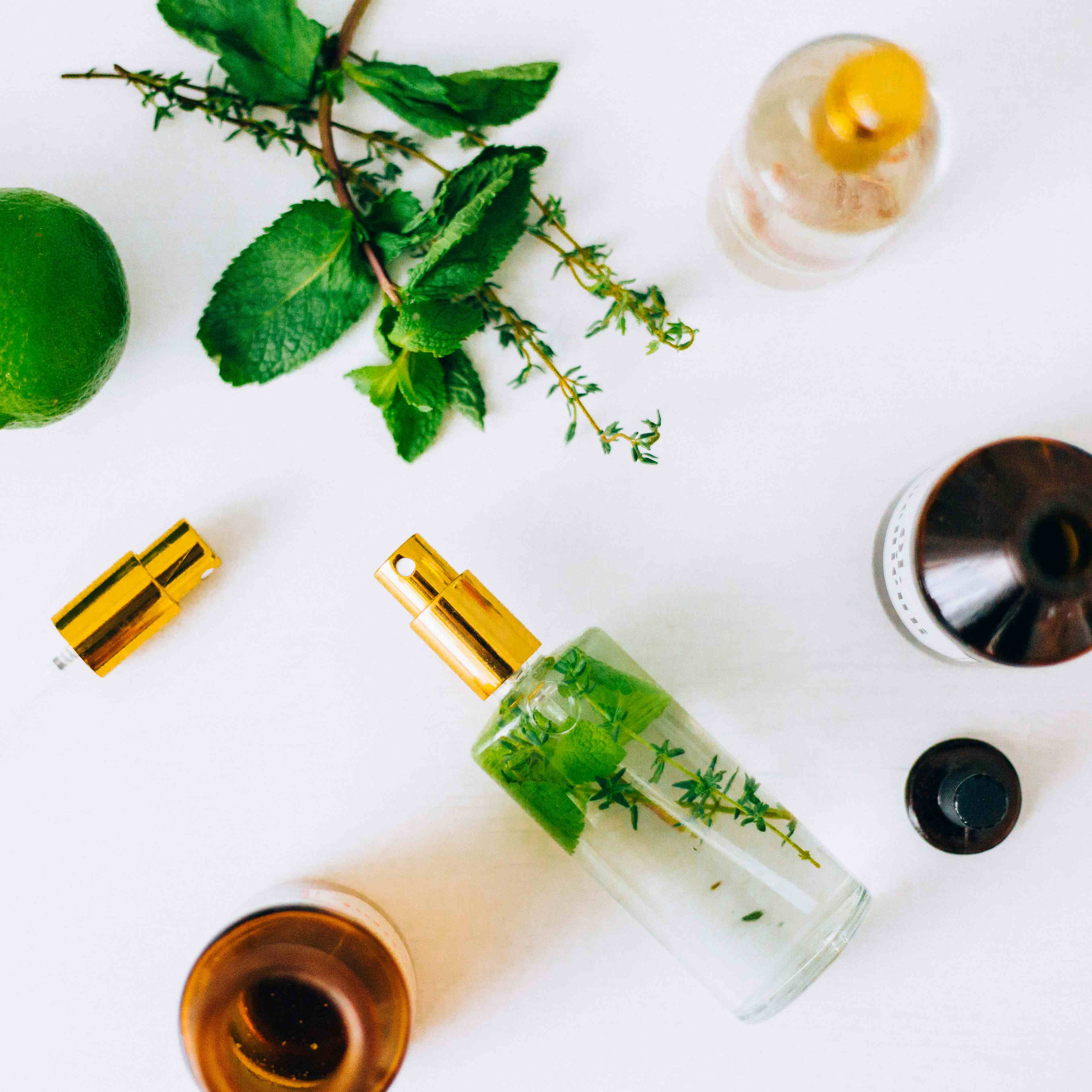 Room spray with herbs