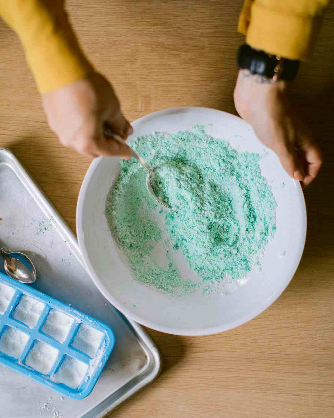 Shower melts with essential oils