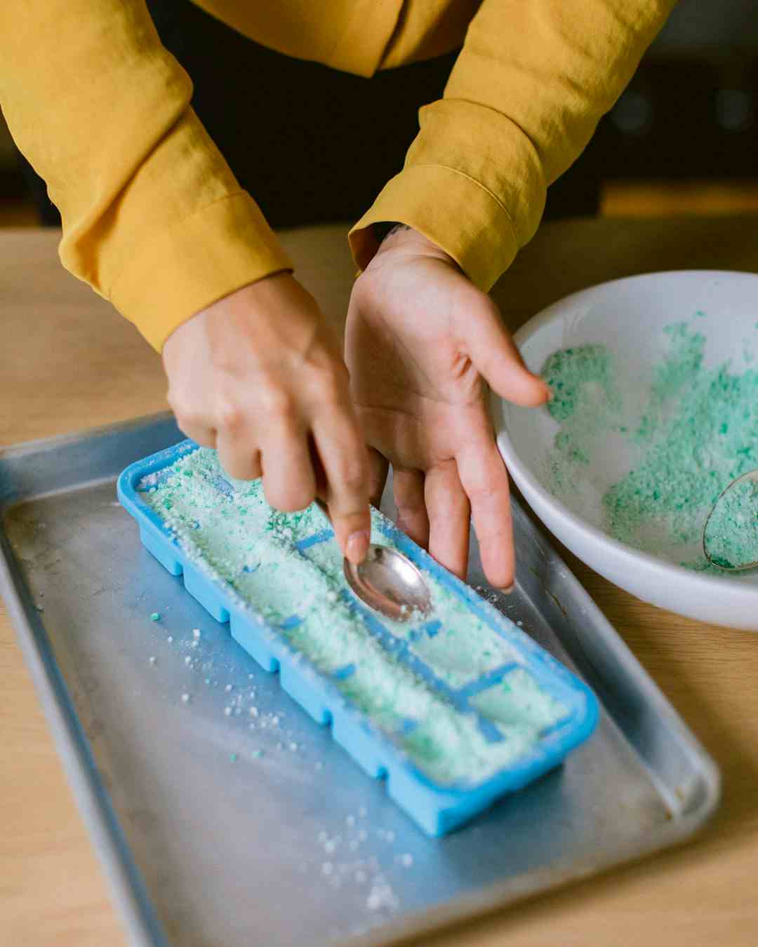 Shower melts with essential oils