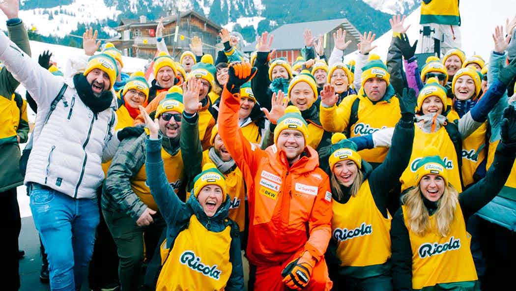 Ricola und Niels am Lauberhorn 2023