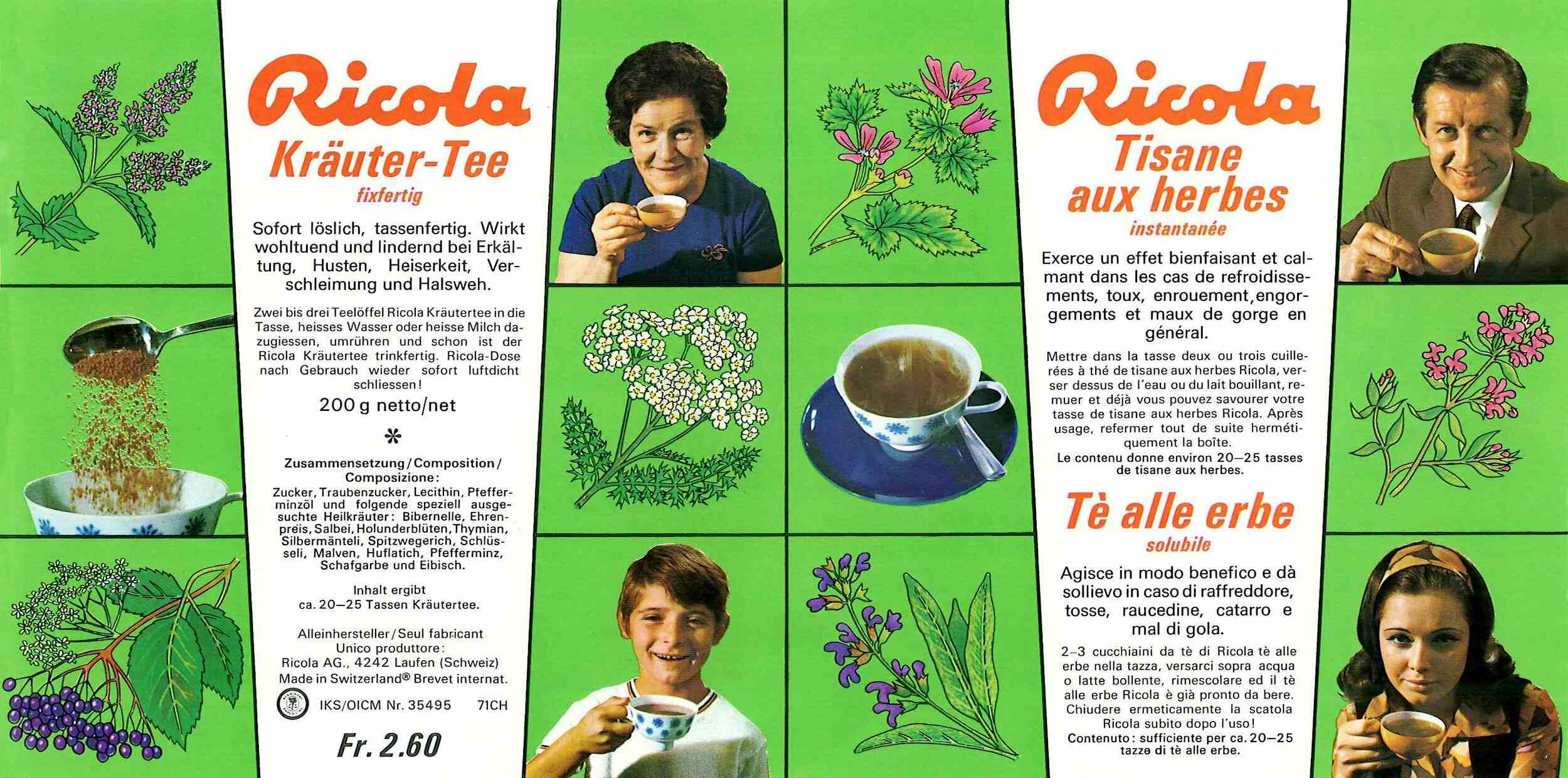 Ricola Herbal Tea