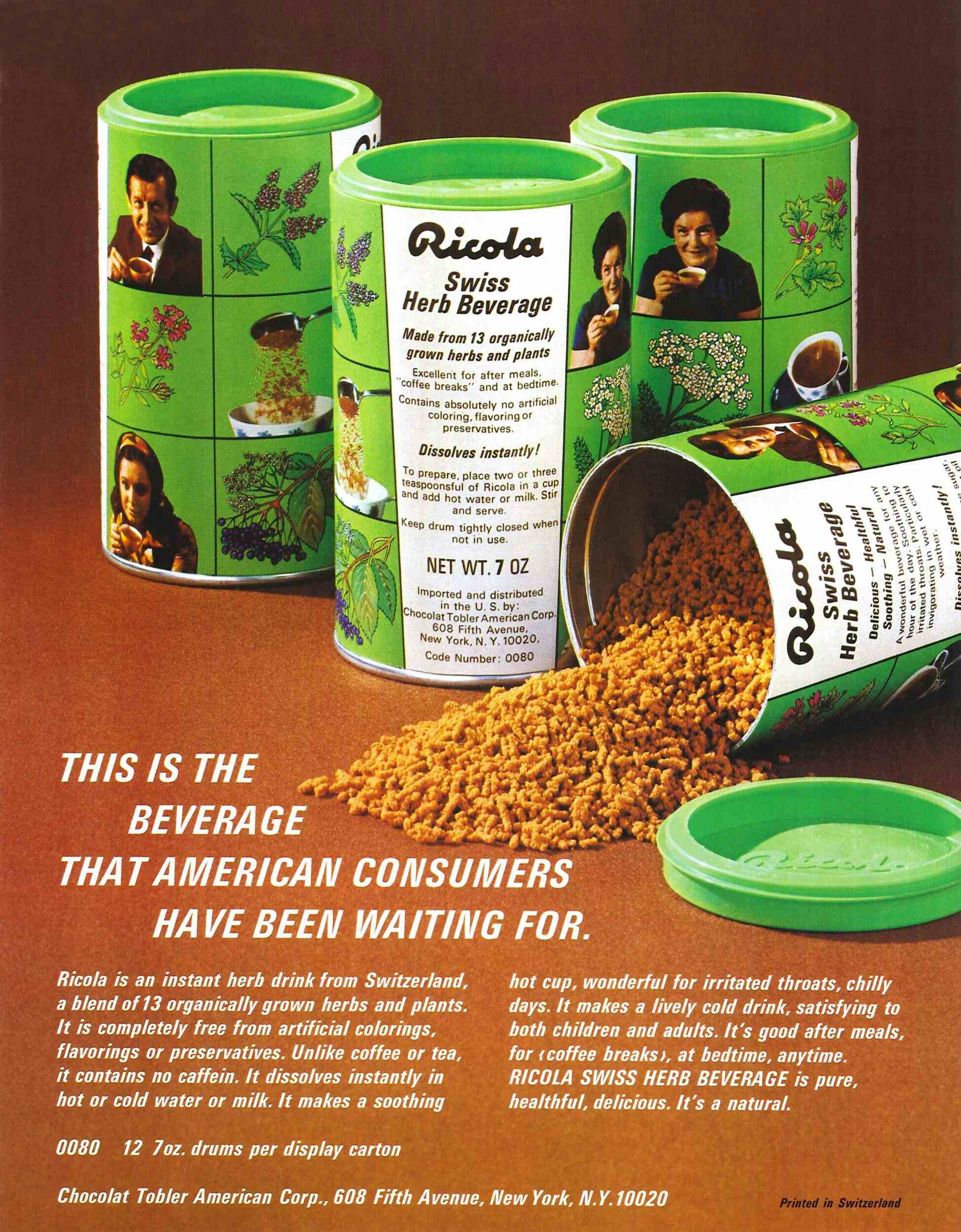 Ricola Swiss Herb Beverage