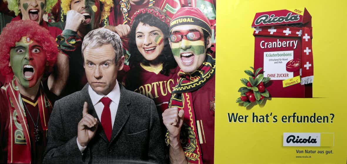 Ricola Cranberry Candies Advertisement