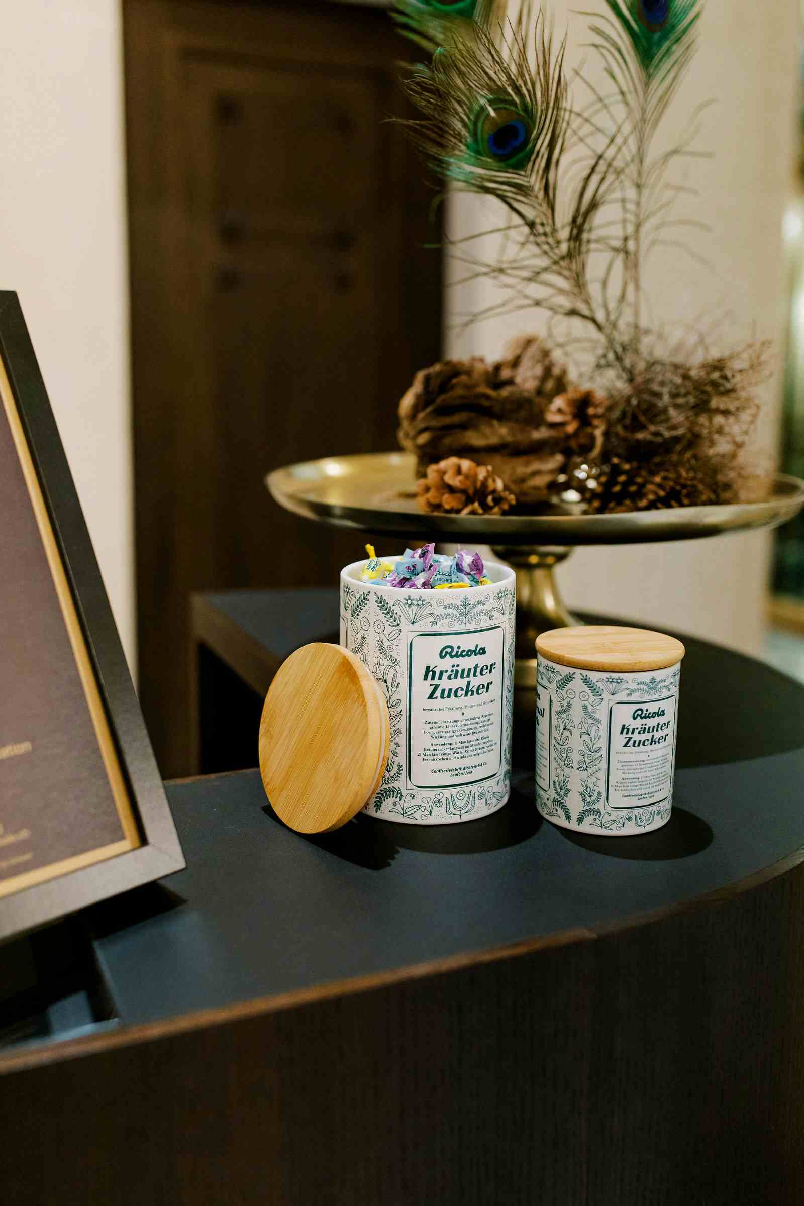 Ricola-Bonbons auf der Dose