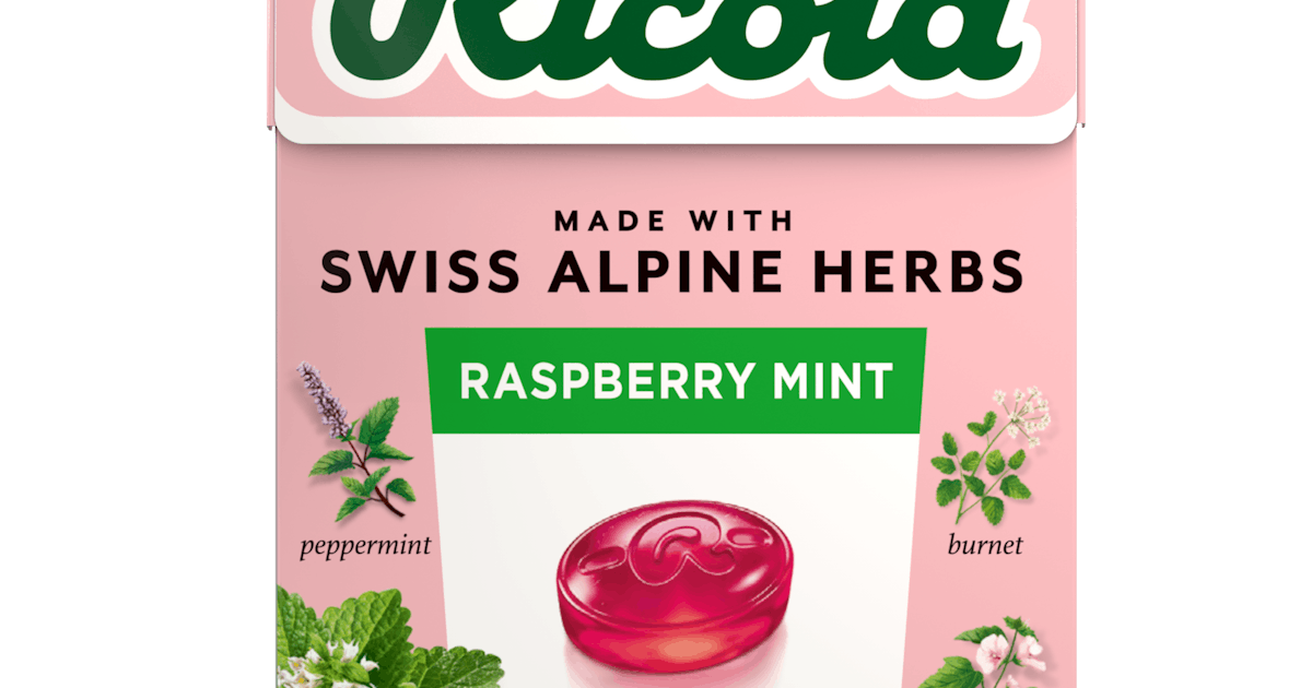 Biza Raspberry Mint Find Our Raspberry Mint Natural Drops Without Sugar | Ricola