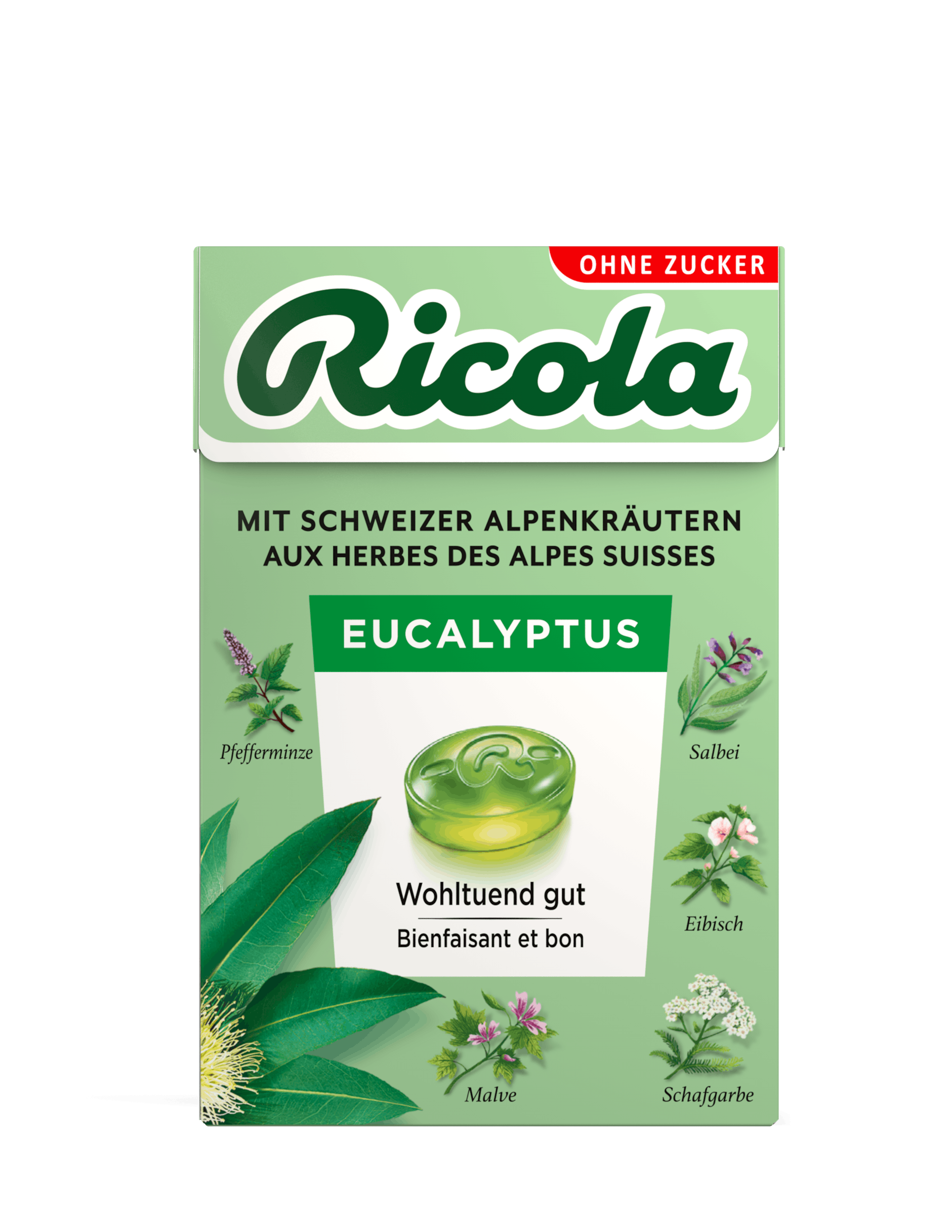 Box of Eucalyptus flavor drops