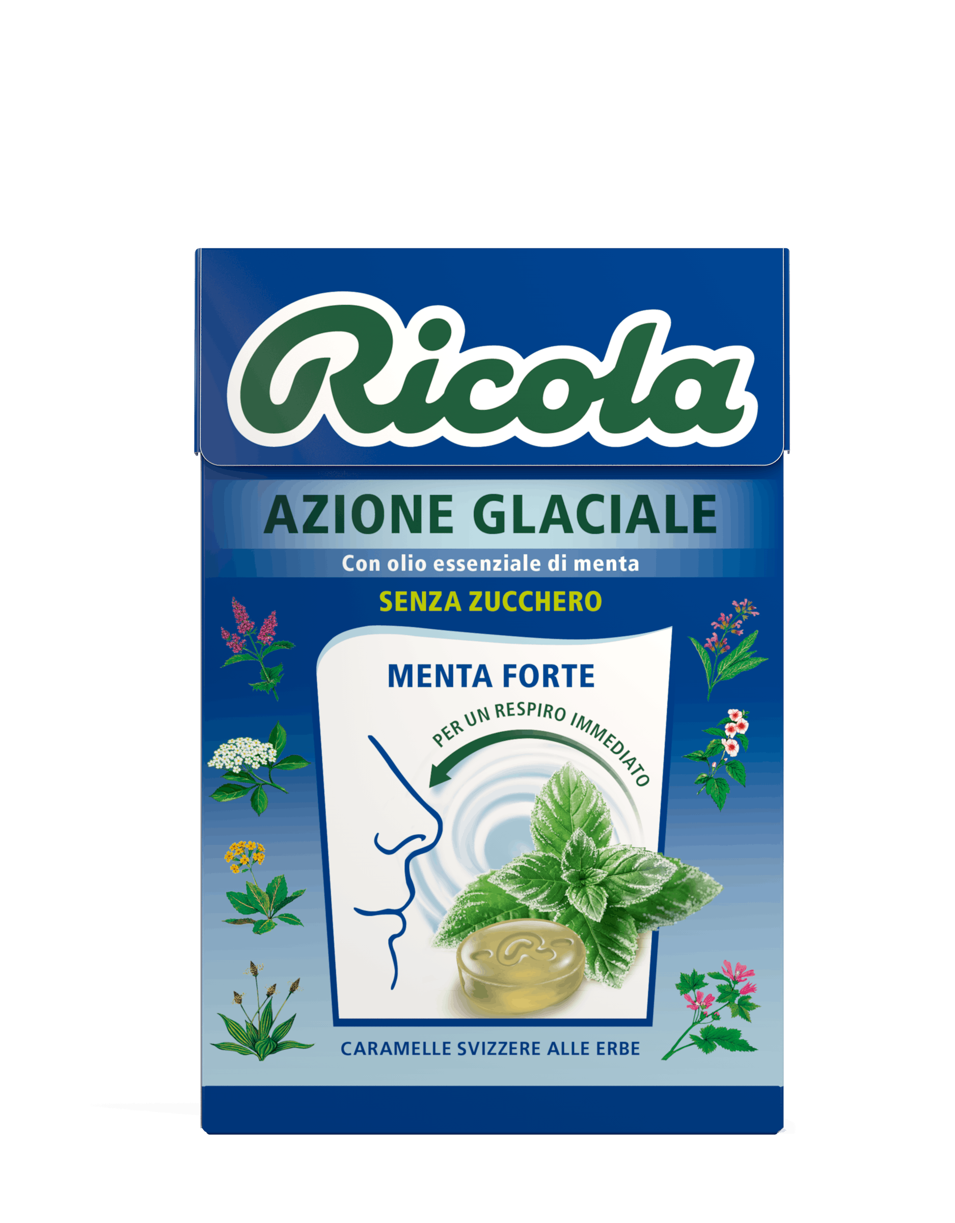 Sacchetto di gocce ghiacciate al gusto di mentolo