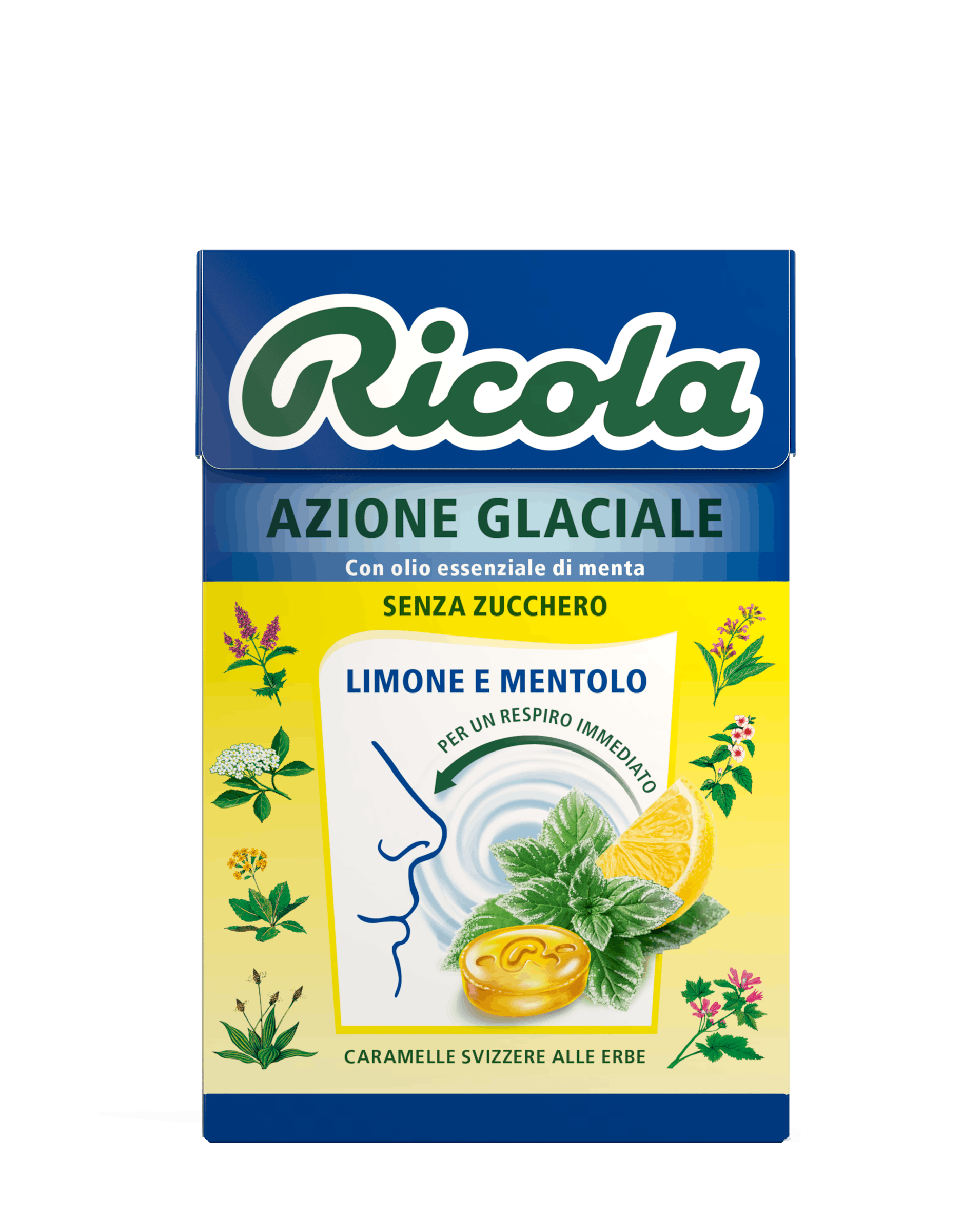 Bustina di gocce al gusto di glassa al limone