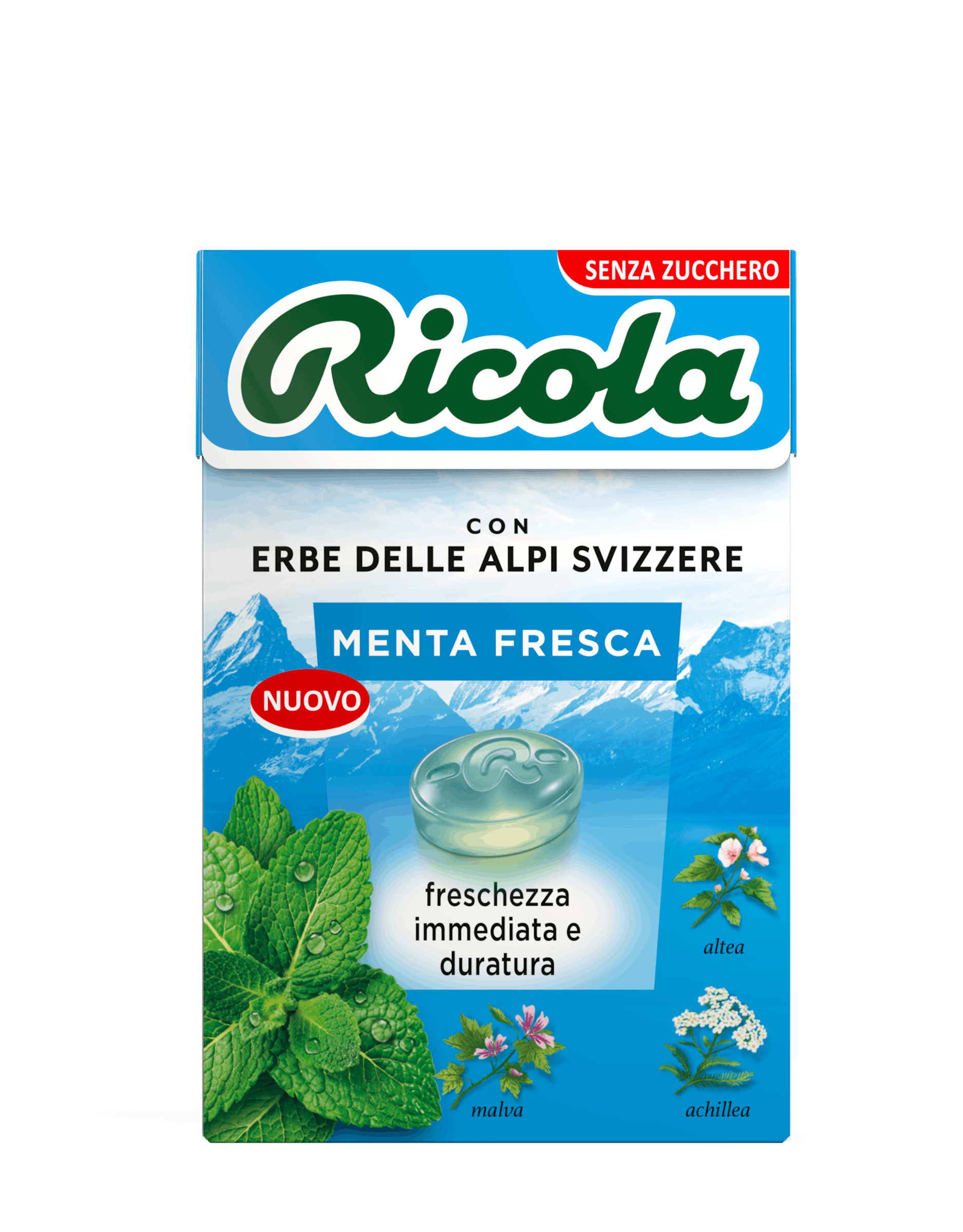 Confezione di gocce al gusto Menta Fresca