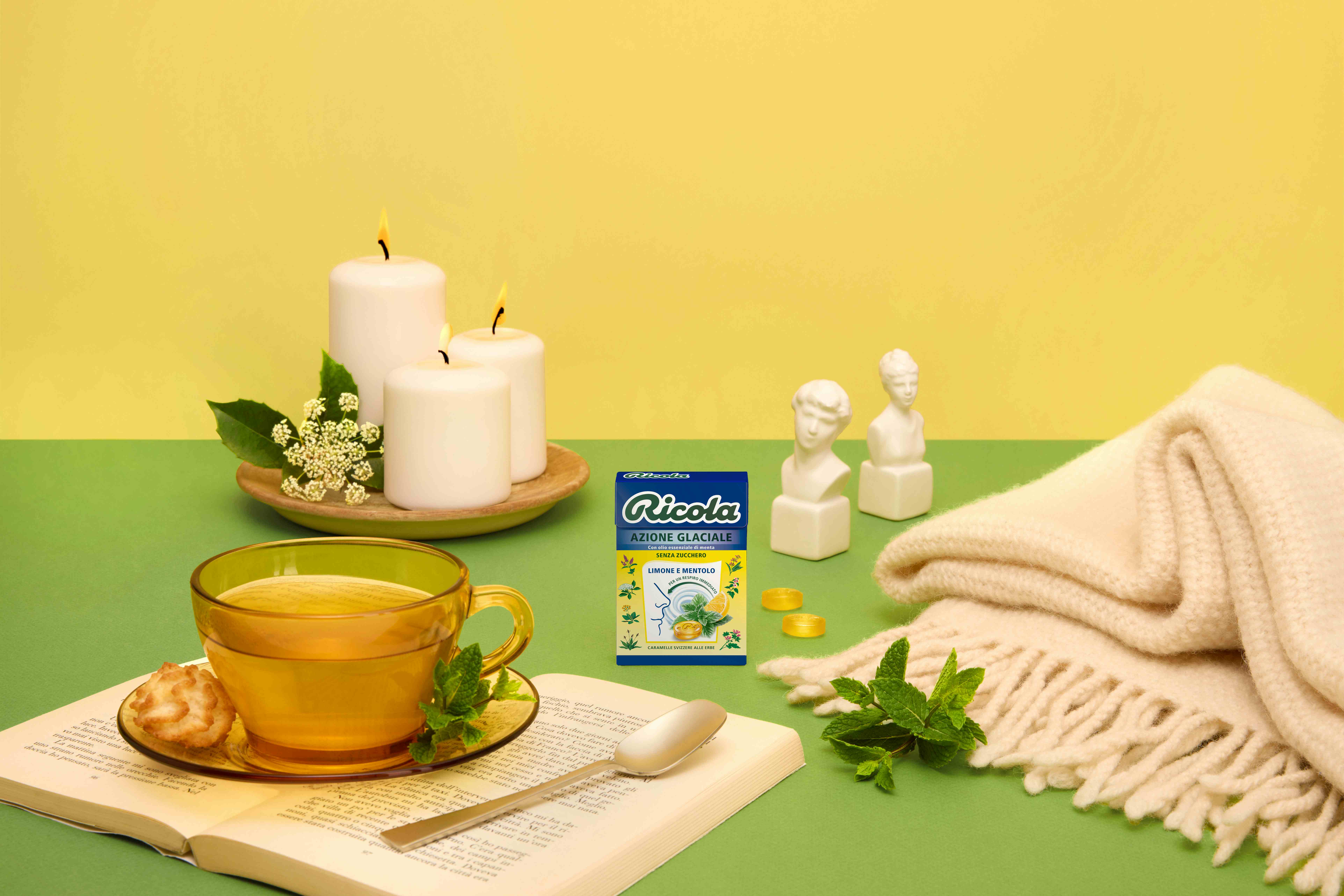 Scatola di gocce al gusto di Limone e Mentolo