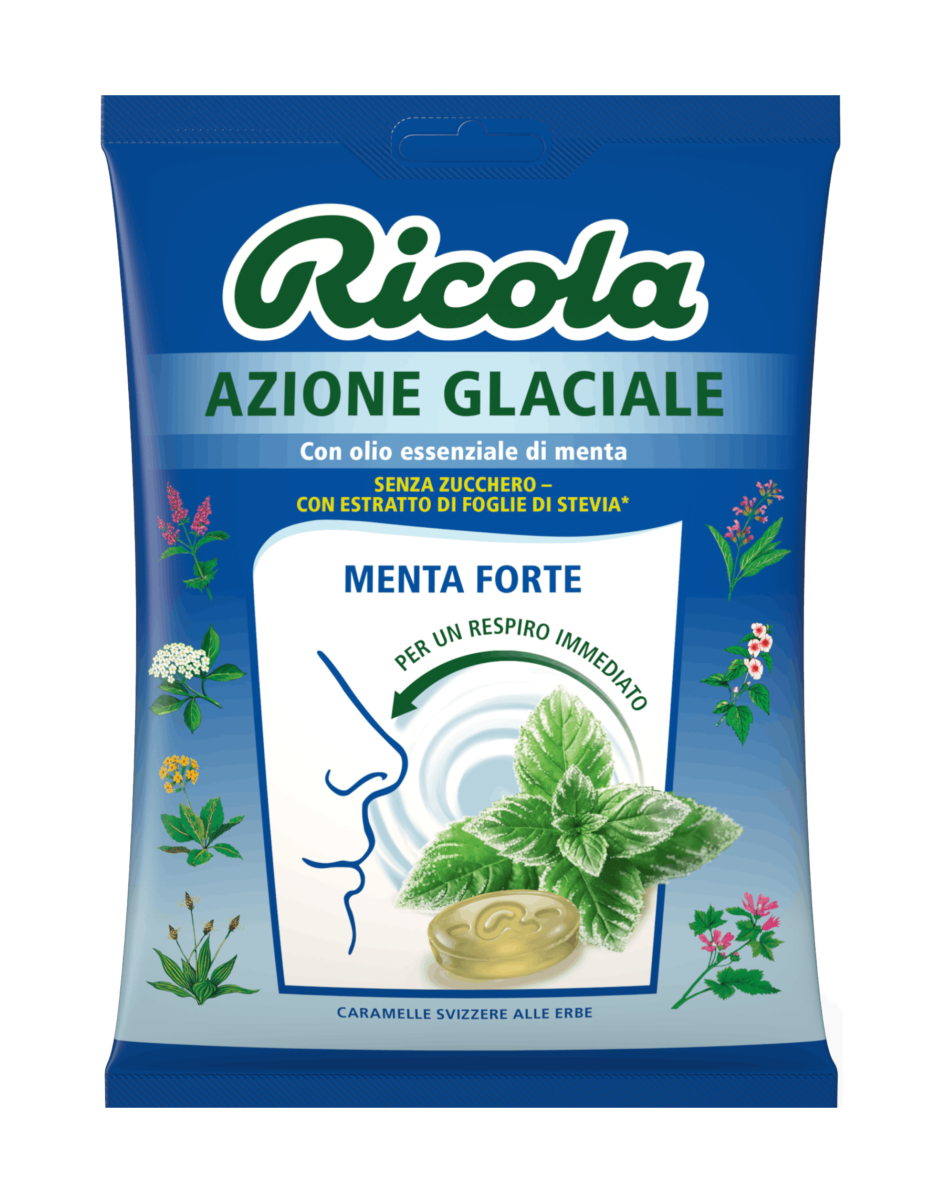 Sacchetto di gocce al gusto di menta forte