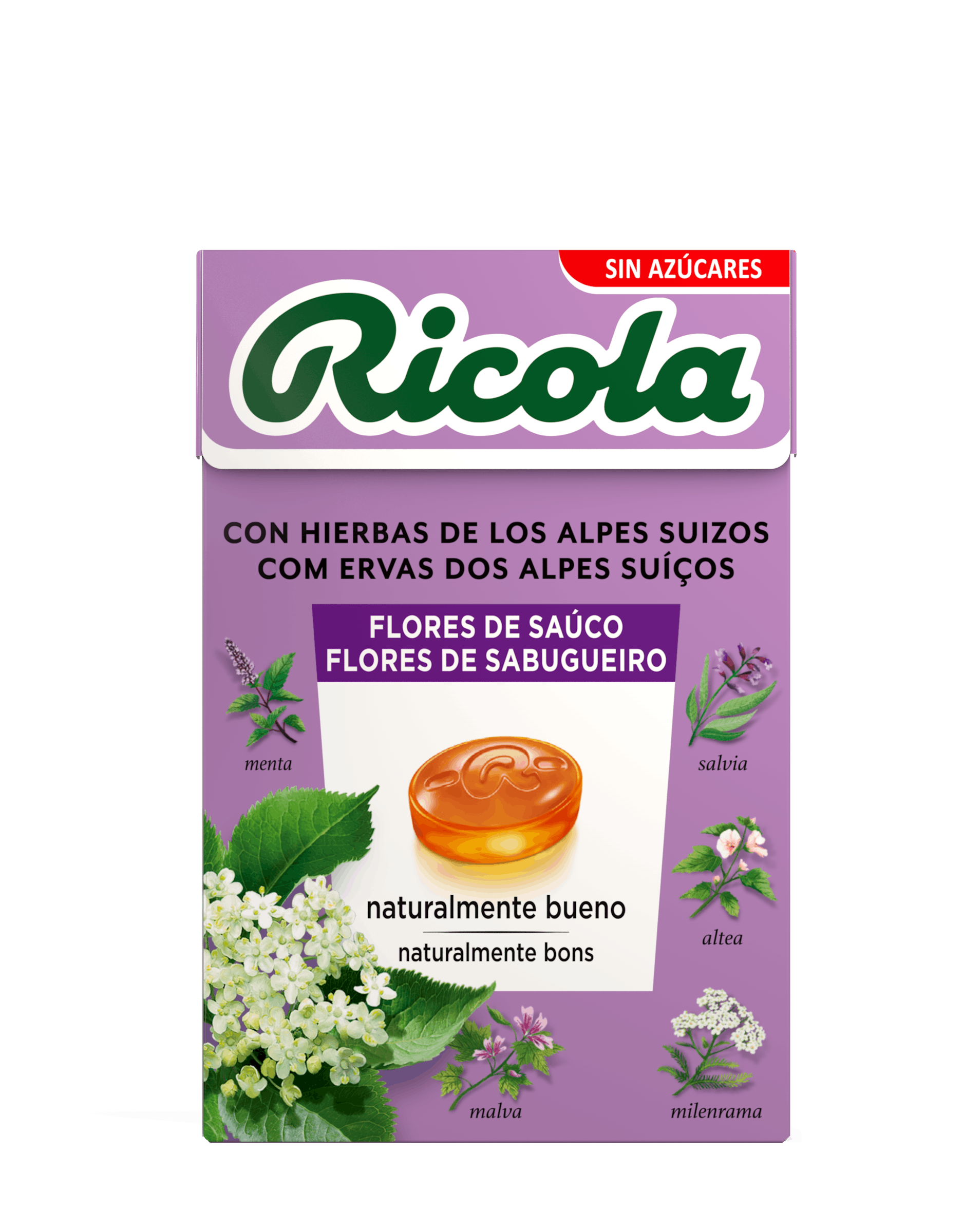 Caja de flores de saúco