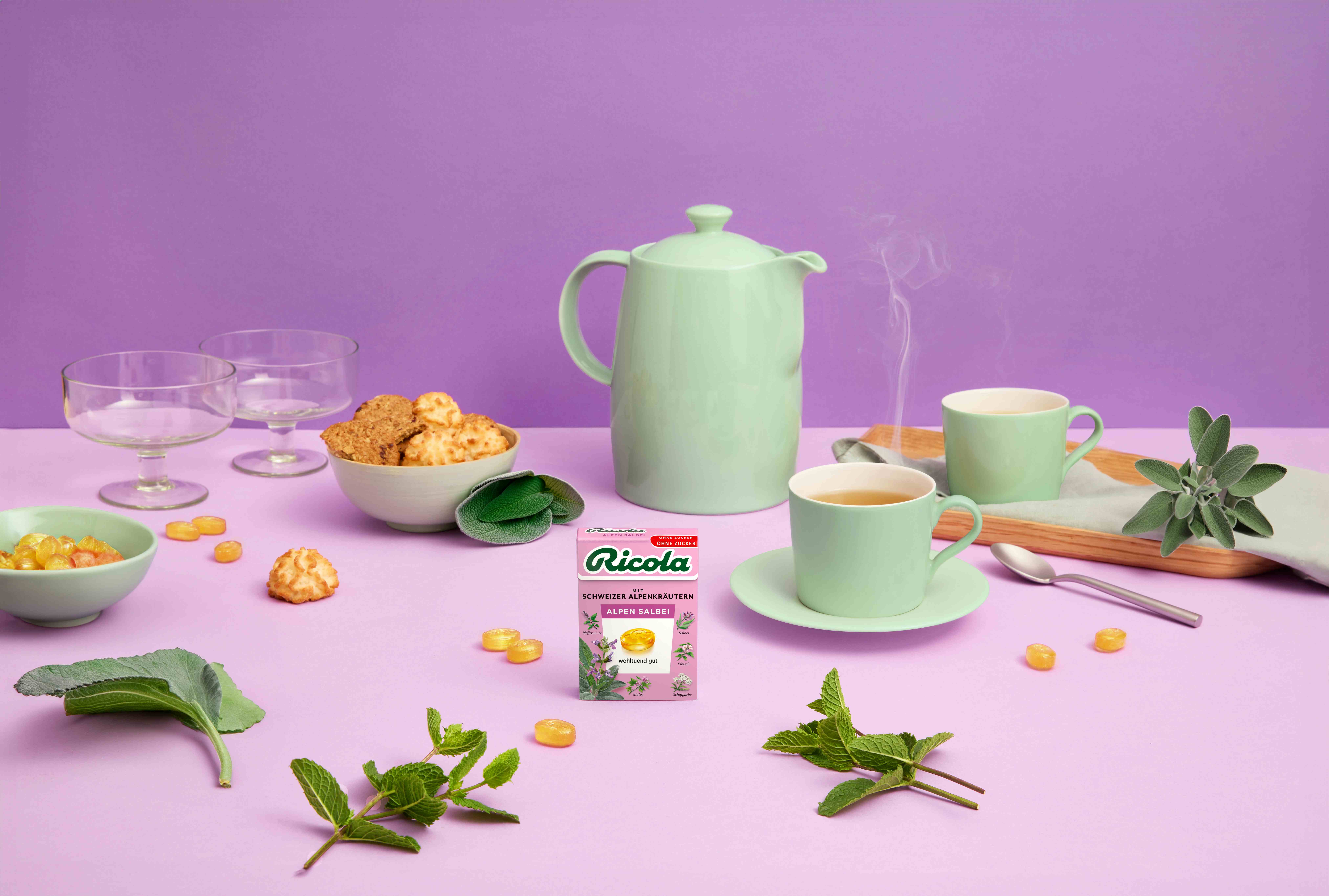 Bonbon Drop Geschmack Salbei