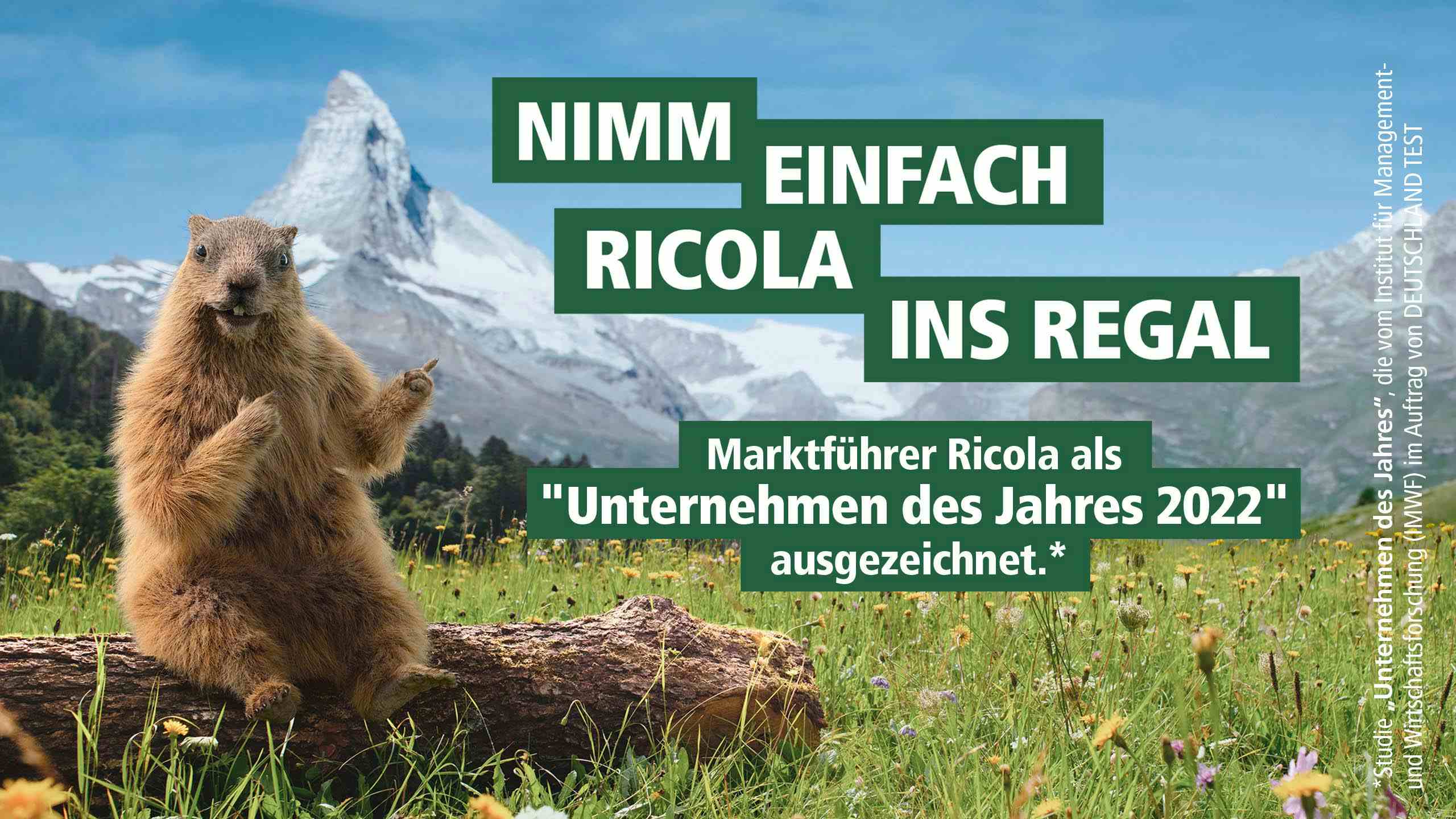 Nimm einfach Ricola ins Regal