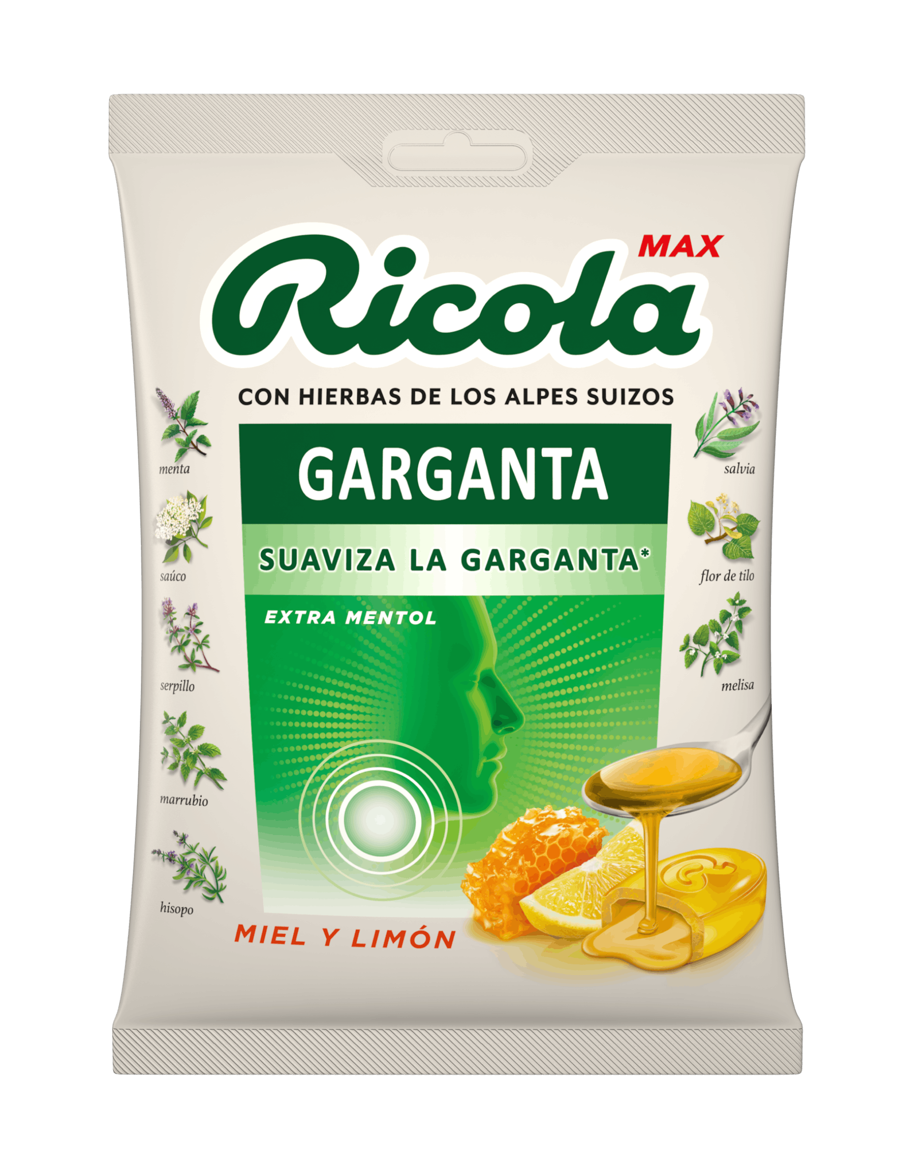Bolsa de MAX Cuidado de la Garganta Miel Limón
